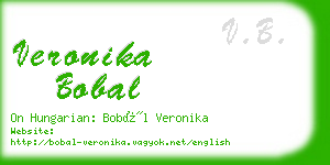 veronika bobal business card